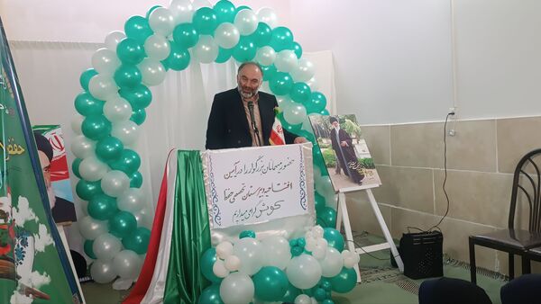  مراسم افتتاحیه دبیرستان تخصصی حفظ کوثر در شهرستان کاشمر 