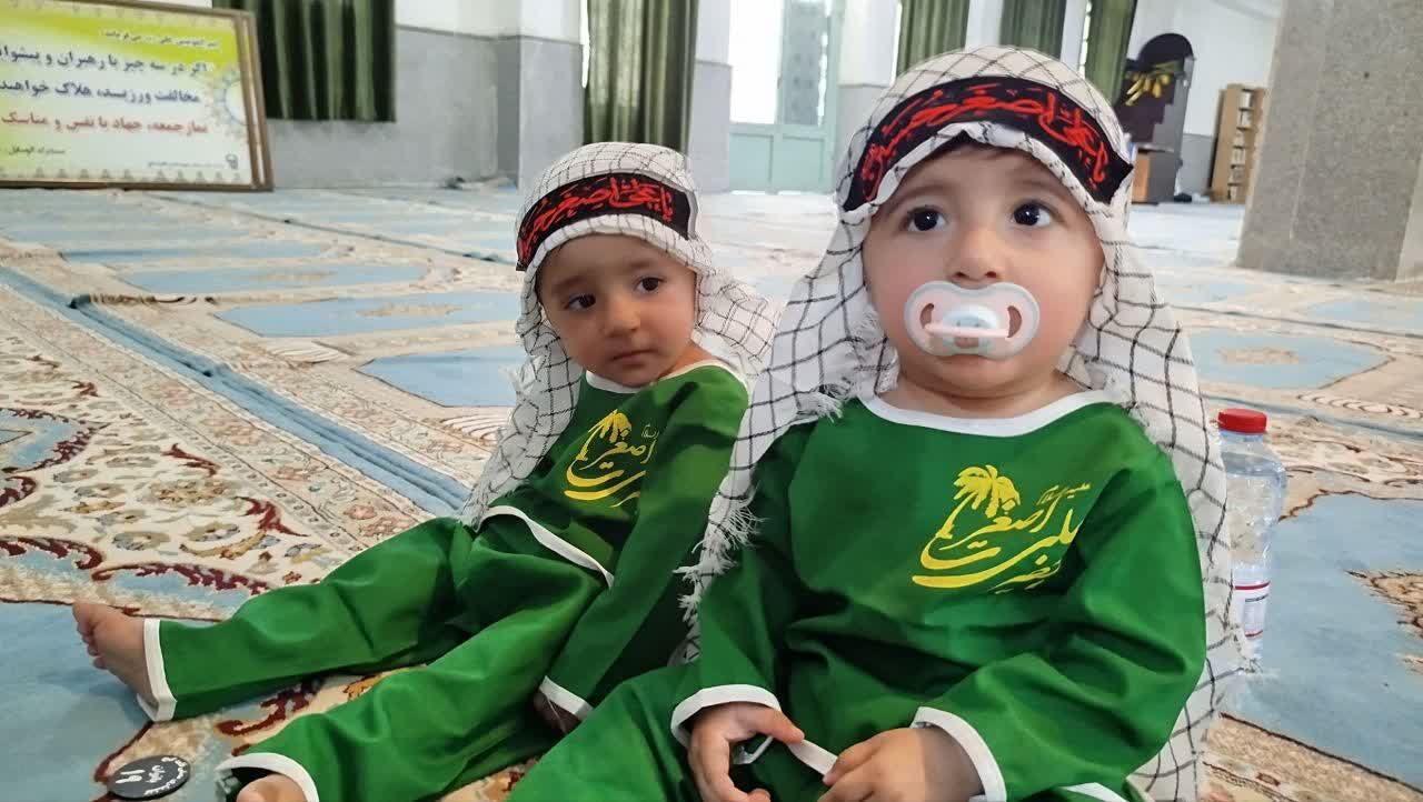 اجتماع شیرخوارگان حسینی در قلعه‌گنج 