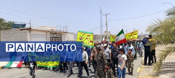 راهپیمایی خشم و نصر در سراسر استان کرمان