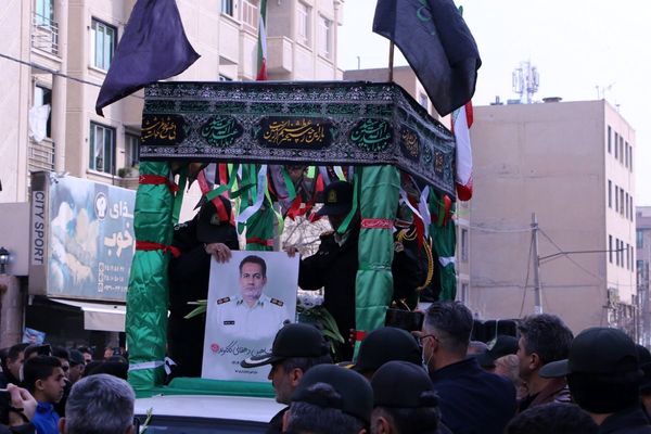 مراسم تشییع پیکر مطهر شهید والامقام شاهین دهقانی
