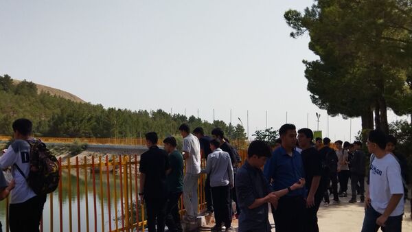 بازدید دانش آموزان پایه دهم دبیرستان شاهد ابوذر غفاری از سد اردوگاه باغرود 