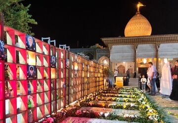 همایش یک هزار نفری دختران در حرم مطهر شاهچراغ(ع)