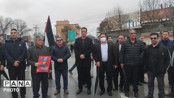 حضور پرشور مردم نورآباد دلفان در راهپیمایی روز جهانی قدس