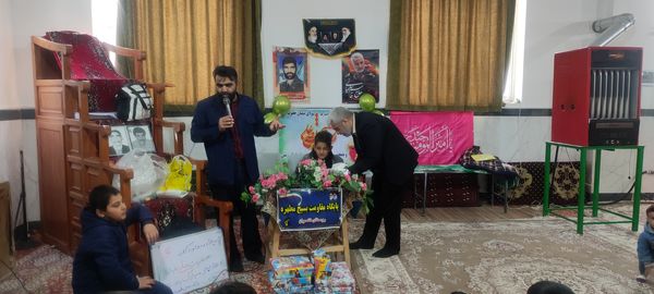 جشن ولادت حضرت علی (ع) پایگاه بسیج مطهره روستای تنسوان شیروان
