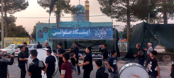 برگزاری مراسم تشییع نمادین پیکر امام رضا(ع)در امامزاده سید محمد(ع) کاشمر