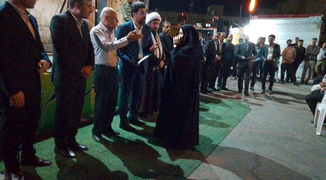 تجلیل از معلمان تلاشگر همزمان با اجتماعات مردمی در کهنوج