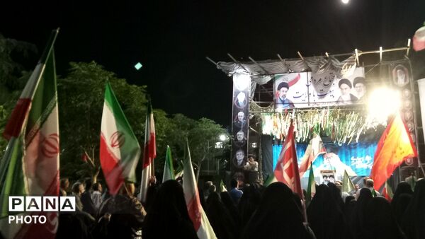 حضور مردم خستگی ناپذیر شهر فردوسیه پس از گذشت سه ماه ازشهادت رهبر عزیزمان