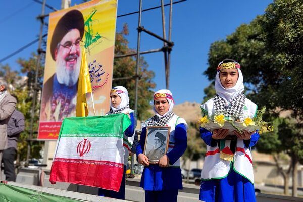 خروش «دختران نصرالله» در محکومیت رژیم صهیونیستی