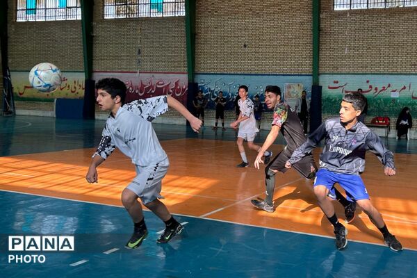 اختتامیه مسابقات فوتسال بین‌مدرسه‌ای پسران جام اقتدار ایران در پردیس