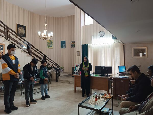  آخرین جلسه آموزش تکمیلی خبرنگاری دانش آموزان ناحیه ۳