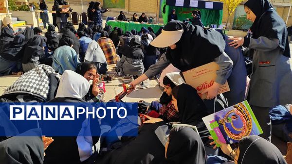 برپایی موکب به‌مناسبت شهادت حضرت زهرا(س) در مدرسه ۹ دی یاسوج