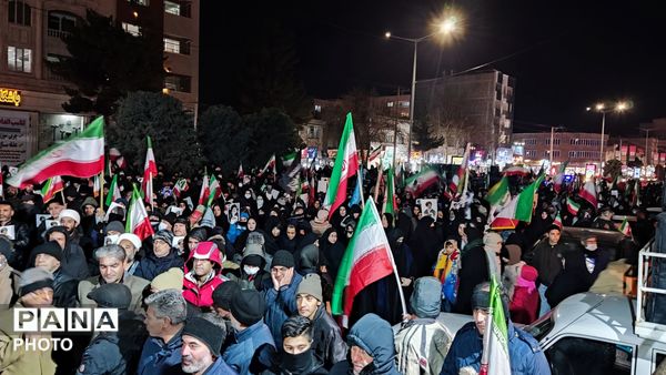  یازدهمین شب مراسم شهادت آیت الله سید علی خامنه‌ای در بلوار فضل 