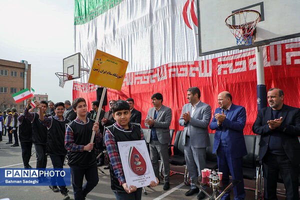 افتتاحیه مسابقات ورزشی بین مدرسه‌ای جام اقتدار ایران