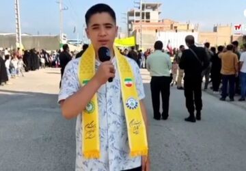 نمایش اقتدار جانفدایان شهرستان کلاله