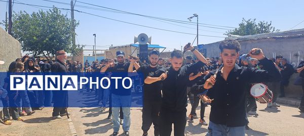 عزاداری ظهر عاشورا در روستای حسن آباد بلهر 