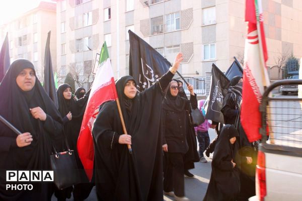 اجتماع خونخواهان و منتقمین شهادت حضرت آیت الله الامام شهید سید علی خامنه ای در پردیس