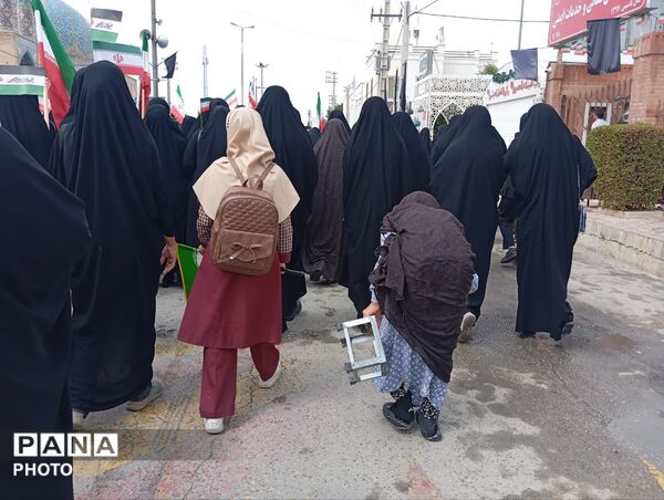 راهپیمایی روز قدس در شهر لطیفی لارستان