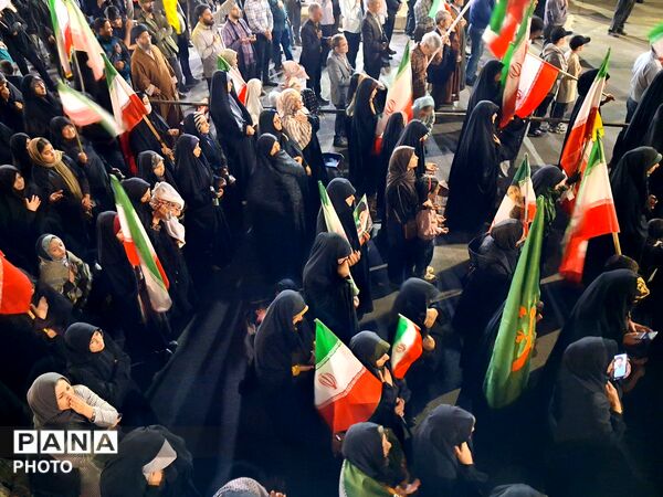 پنجاه و هفتمین شب از اجتماعات مردمی در شهرستان کاشمر 
