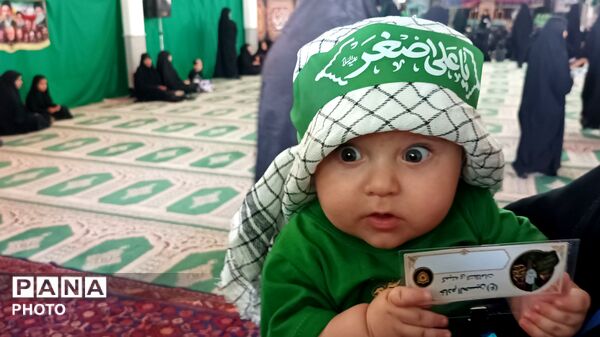 مراسم شیرخوارگان حسینی در مهدیه معلا شهر میلاجرد