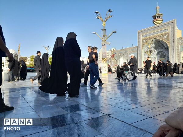 حال وهوای حرم مطهر در صبح شهادت امام رضا (ع)