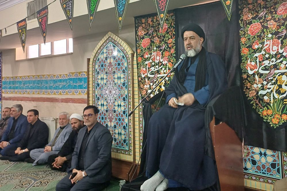 مراسم عزاداری حضرت فاطمه زهرا (س) در اداره آموزش و پرورش شهریار