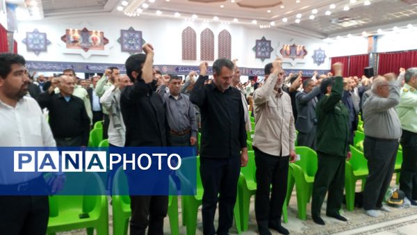 مراسم بزرگداشت اربعین شهدای اقتدار در یاسوج 