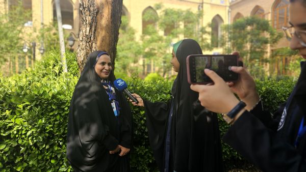 بازدید دانش‌آموزان خبرنگار پانا از مدرسه تاریخی دارالفنون
