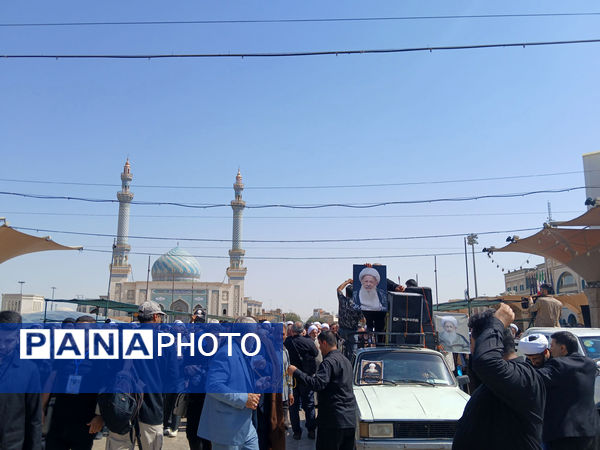 مراسم تشیع آیت الله محفوظی در قم