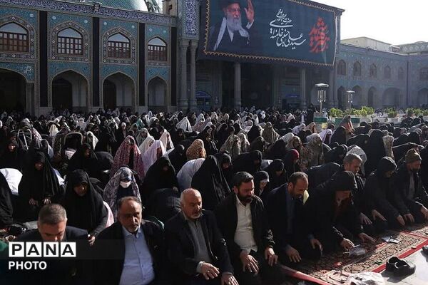برپایی نماز عید سعید فطر در حرم حضرت عبدالعظیم حسنی (ع)