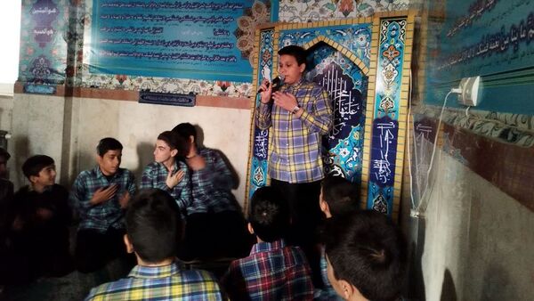 آخرین جلسه هفتگی، هیات الشهدای دبیرستان شهدای مدافع حرم منطقه ۱۰