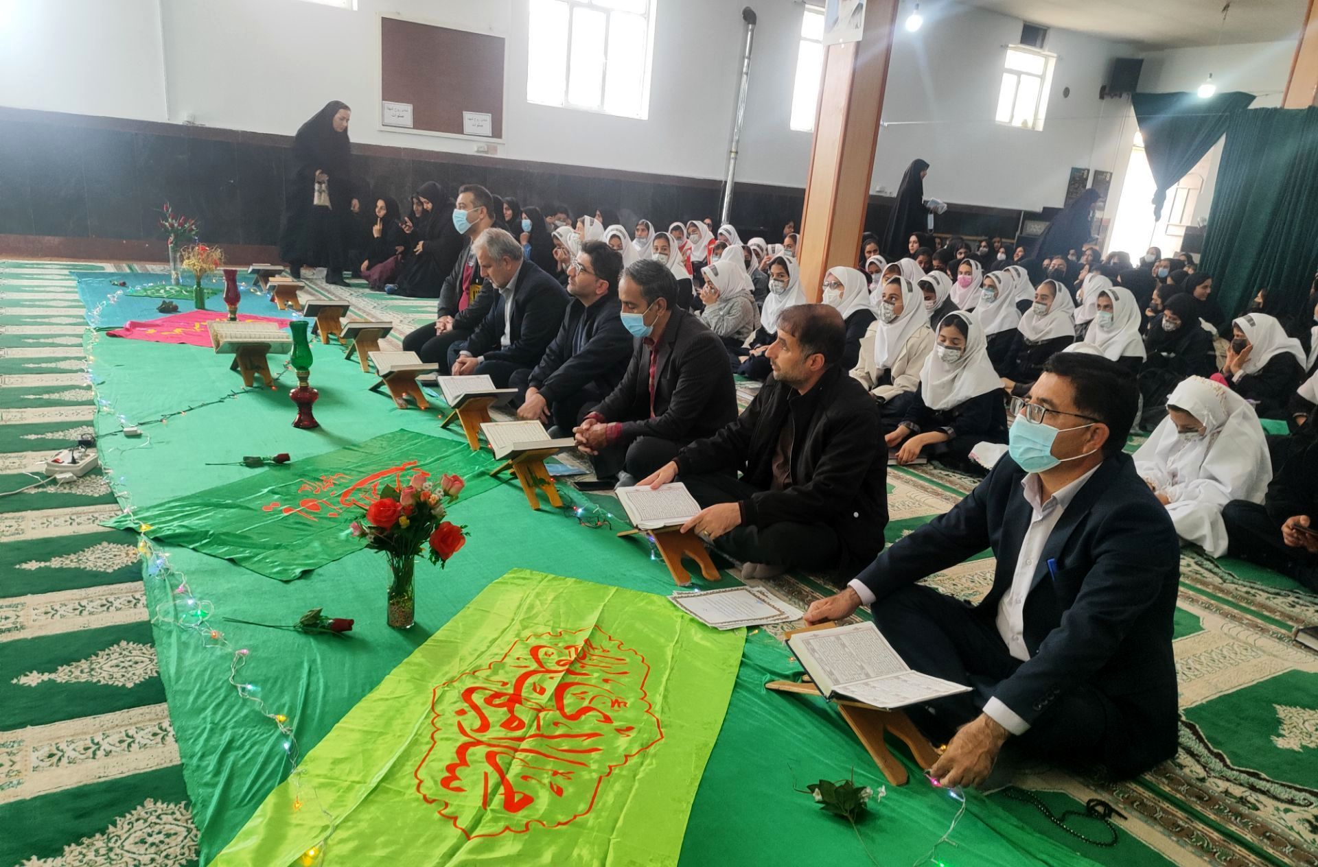 عطر قرآن در مسجد المهدی معمولان پیچید