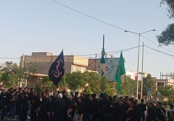 مراسم زنجیر زنی در عشق آباد