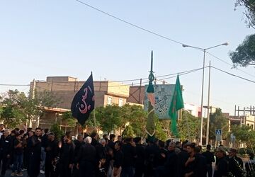 مراسم زنجیر زنی در عشق آباد