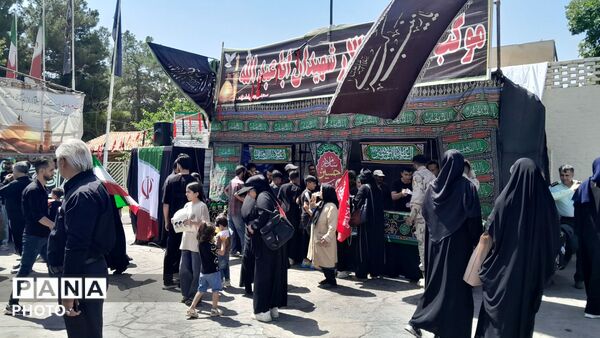گذری بر موکب مسجد ولیعصر در پیاده روی جاماندگان اربعین حسینی نیشابور