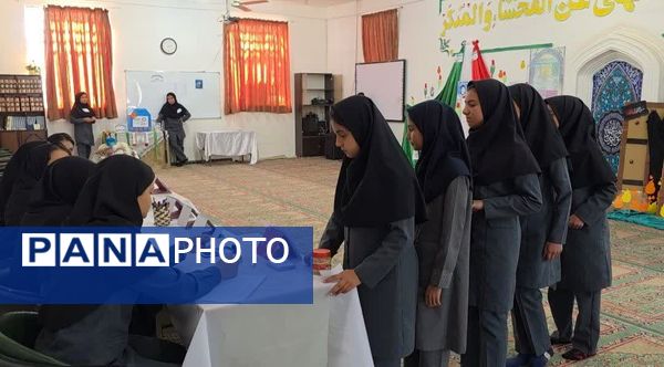 برگزاری انتخابات شورای دانش‌آموزی در مدارس شهرستان بافق
