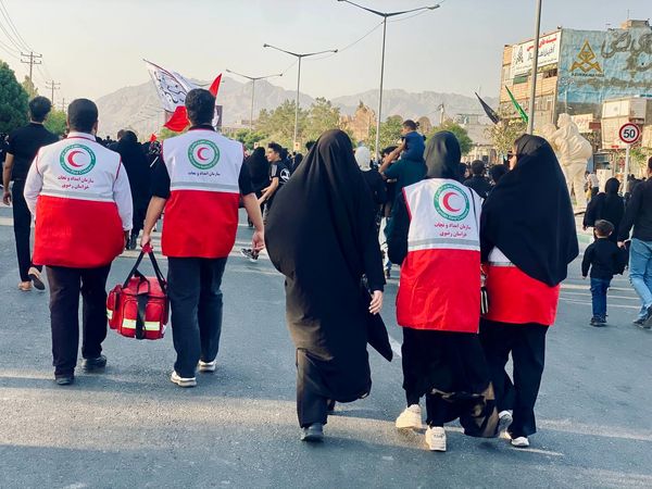 پیاده روی جاماندگان اربعین در کاشمر