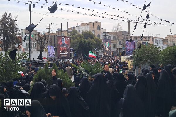 تشییع پیکر مطهر شهدای وطن در گلزار شهدای شهرستان ملارد