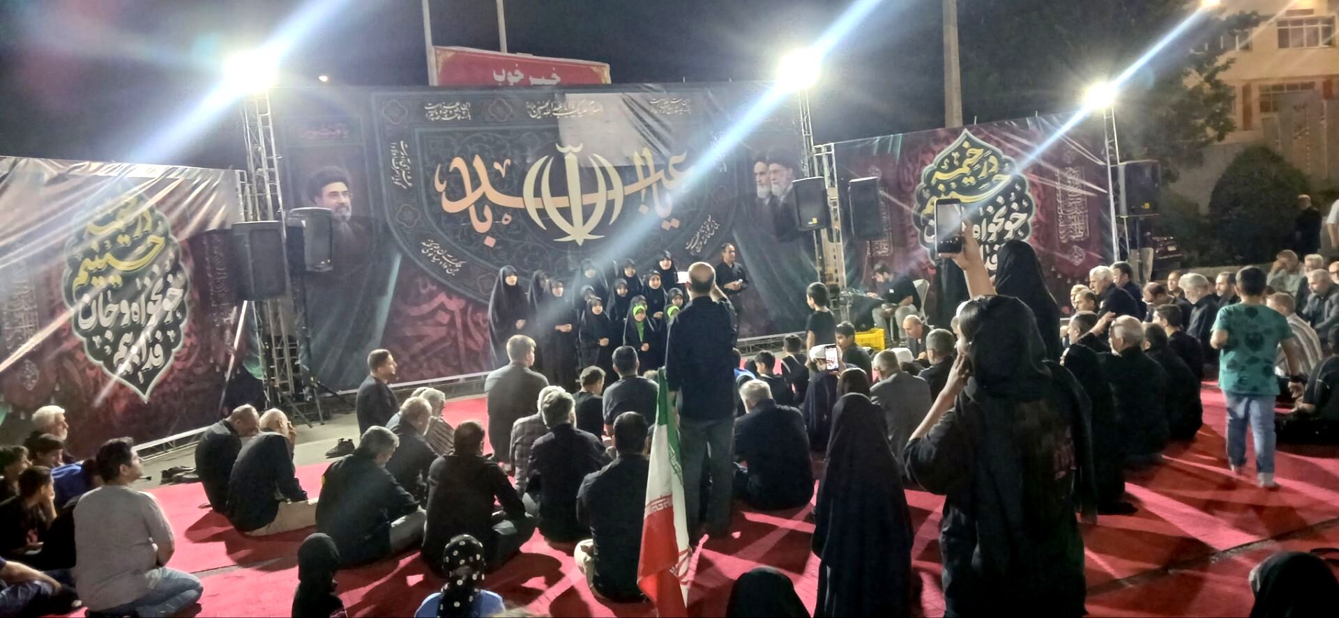 طنین فریاد «یا حسین» در قلب مهستان 
