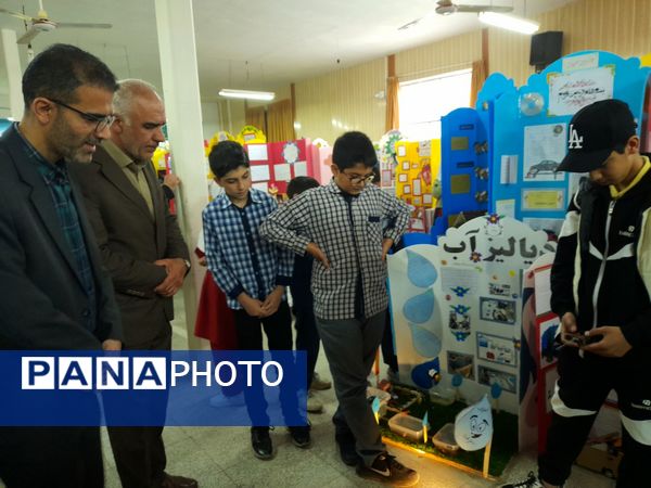 نمایشگاه طرح جابر در دبیرستان بیت المقدس قائمشهر