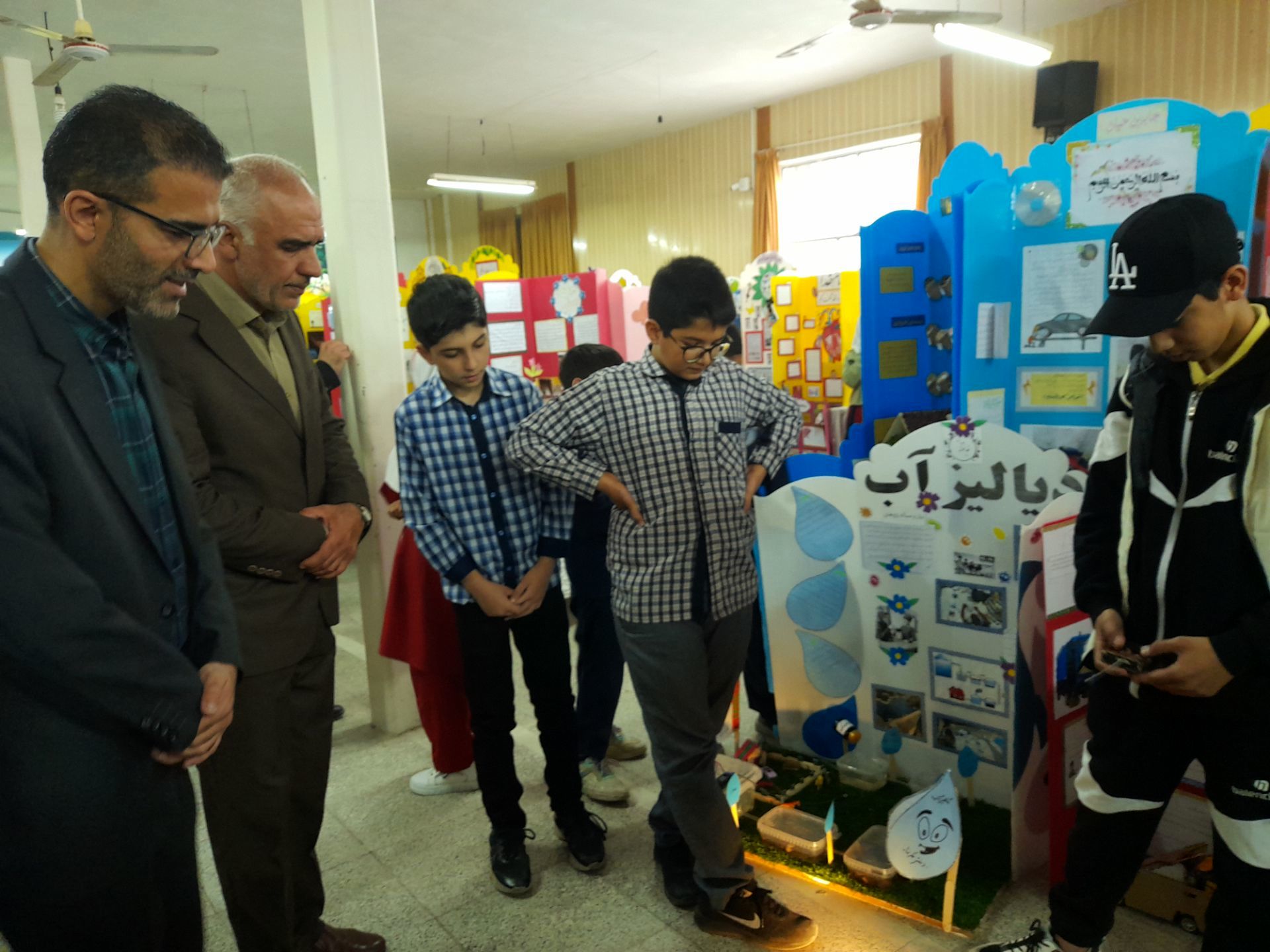 نمایشگاه طرح جابر در دبیرستان بیت المقدس قائمشهر