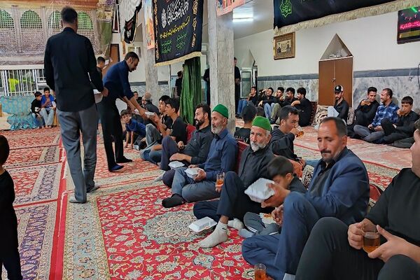 شام غریبان حسینی در مسجد جامع شهر بار