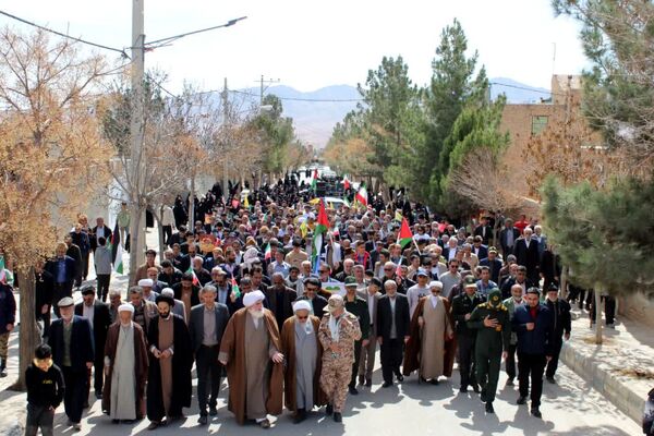 راهپیمایی روزجهانی قدس در شهر درق