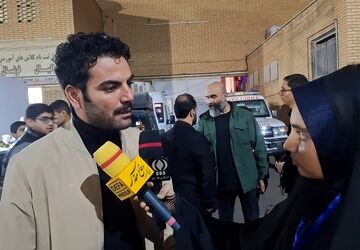 گفتگوی خبرنگار پانا با عوامل فیلم مجنون در یادواره شهید زین الدین