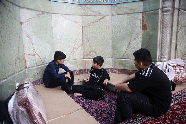 اعتکاف خادمان نوجوان حرم حضرت معصومه(س)