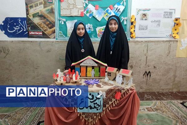 شکوفایی خلاقیت و آرمان‌ها در «مدرسه انقلاب» دبیرستان عفاف شهرقدس