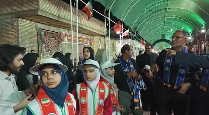 چذابه میزبان زائران حسینی شد