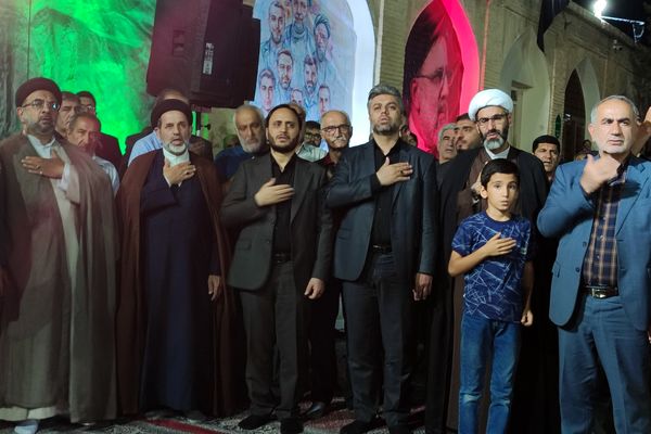 مراسم هفتمین روز درگذشت شهدای خدمت در حرم علی ابن حمزه (ع) شیراز