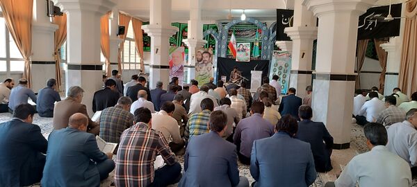 مراسم یادواره شهدای خدمت به‌مناسبت هفته دولت در شهرستان خلیل آباد 