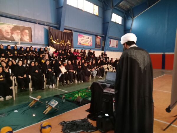 عزاداری دختران ورزشکاران شهر جعفریه به‌مناسبت شهادت حضرت فاطمه زهرا(س) 