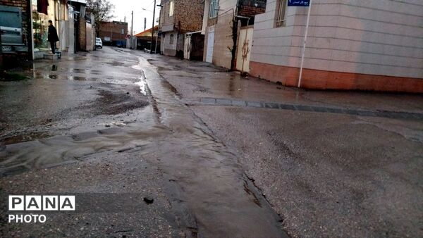 بارش باران بهاری در شهرستان نیشابور  